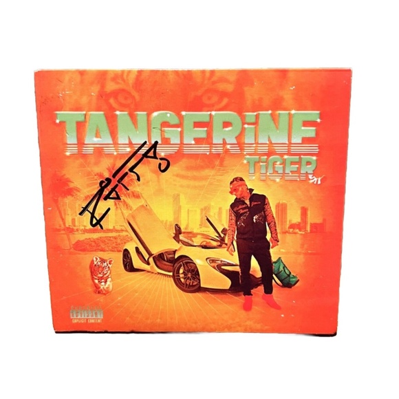 Riff Raff Tangerine Tiger Autographed CD Signed Merch Underground Rap Auto